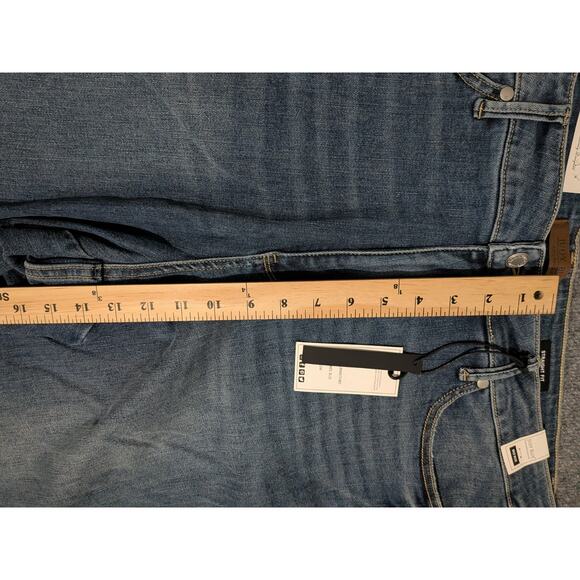 Judy Blue Straight Fit Jeans Womens Plus Size 22W Raw Hem Denim - Picture 6 of 10